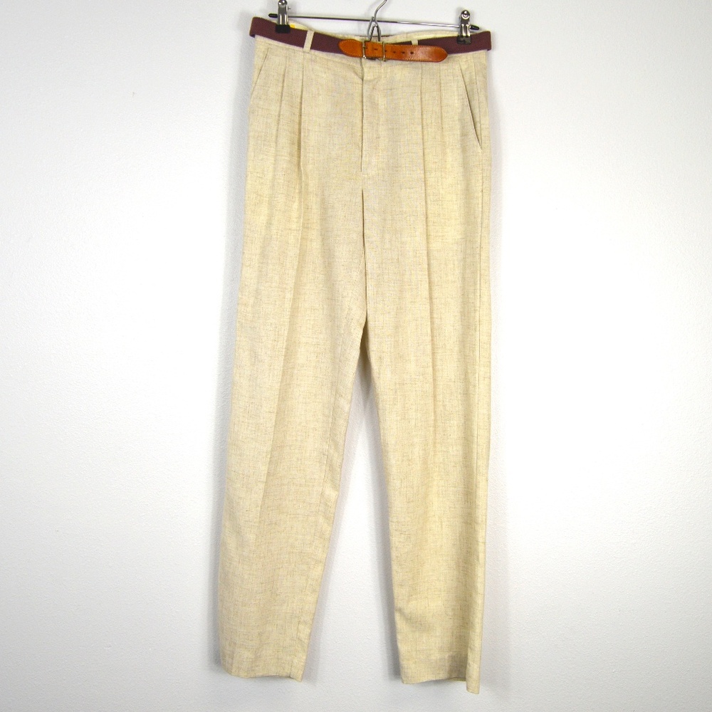 COTLER Tan Canvas Pants